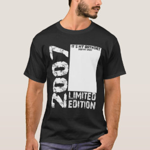 Vintage 2007 16th Birthday Sign My Shirt My Birthd