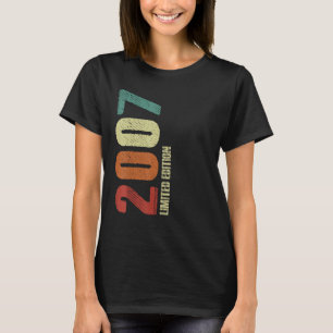 Vintage 2007 Birthday Party Crew Squad 16 Years Bo T-Shirt
