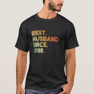Vintage 2008 Retro 13 Yrs Wedding Anniversary 13th T-Shirt