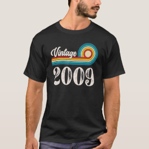 Vintage 2009 13rd Birthday  13 Years Old Birthday  T-Shirt