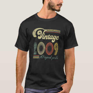 Vintage 2009 Birthday Retro 14th All Original Part T-Shirt