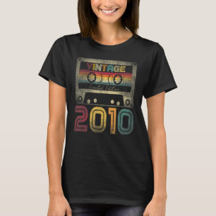 Vintage 2010 12th Birthday Ideas Men Women Him He T-Shirt
