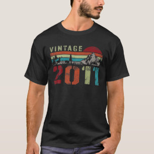 Vintage 2011 11 Years Old 11Th Birthday Tee Limite