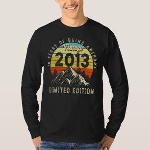 Vintage 2013   10th Birthday 10 Years Old   T-Shirt