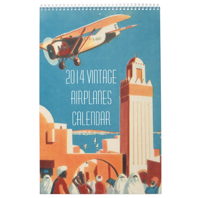 Vintage 2014 Aeroplanes Calendar (Cover)