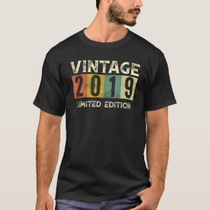 Vintage 2019 Limited Edition 3rd Birthday T-Shirt