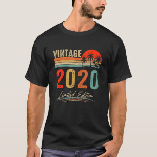 Vintage 2020 3rd Birthday 3 Year Old T-Shirt