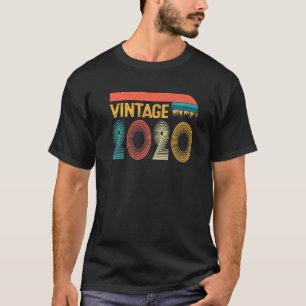 Vintage 2020 3rd Birthday for Men Women 3 Years Ol T-Shirt