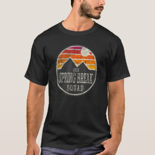 Vintage 2023 Spring Break Squad Mountain Sun Suns T-Shirt