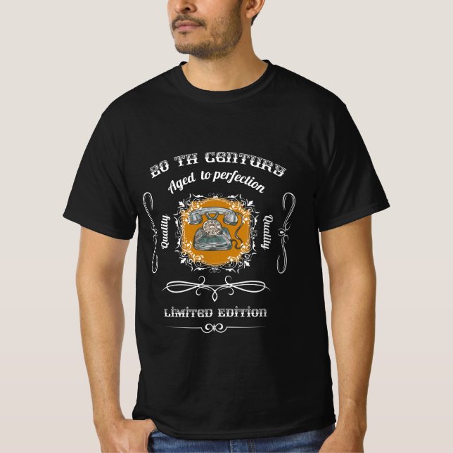 Vintage 20 th century Rotary phone  T-Shirt (Front)