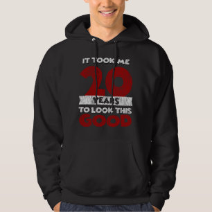 Vintage 20 Years Old Funny 20th Birthday Gift Hoodie
