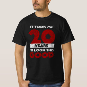 Vintage 20 Years Old Funny 20th Birthday Gift T-Shirt