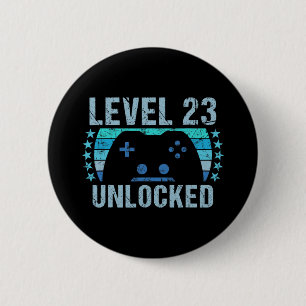 Vintage 23rd Birthday Gift 23 Year Old Boy Girl Ga 6 Cm Round Badge