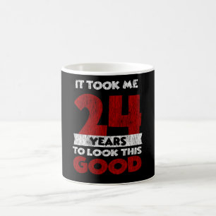 Vintage 24 Years Old Funny 24th Birthday Gift Coffee Mug
