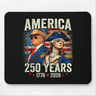 Vintage 250 Years America Anniversary 250th Trump Mouse Pad