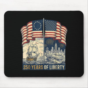 Vintage 250 Years American 1776-2026 250th Mouse Pad