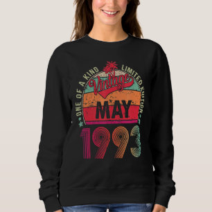 Vintage 29th Birthday Awesome Since May 1993 Sweatshirt