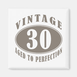 Vintage 30th Birthday Gifts Magnet