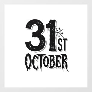 Vintage 31st October Halloween Typography Design_1