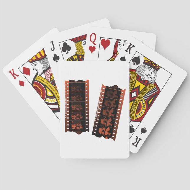 Vintage 35mm Negative Film Strip Playing Cards (Back)