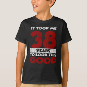 Vintage 38 Years Old Funny 38th Birthday Gift T-Shirt