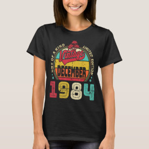Vintage 38th Birthday Awesome Since December 1984 T-Shirt