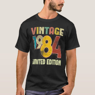 Vintage 39 Birthday Decorations Men 39th BDay 1984 T-Shirt