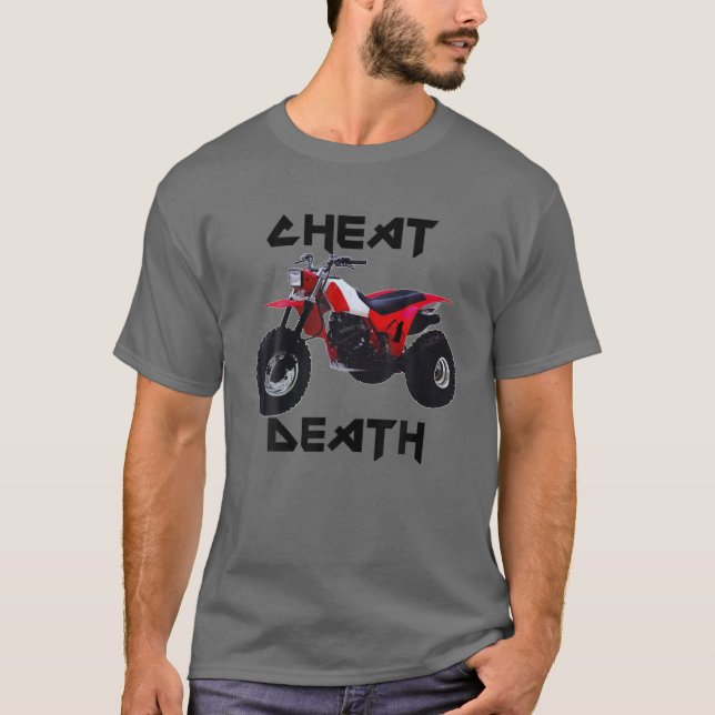 Vintage 3 Wheeler Cheat Death T-Shirt (Front)