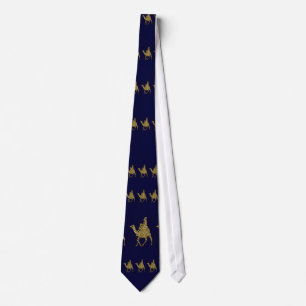 Vintage 3 Wise Men Christmas Xmas Design Gift Tie