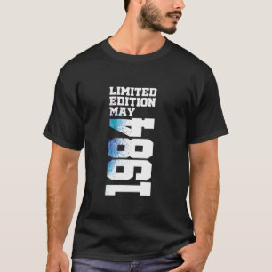 Vintage 40 Birthday I Limited Edition May 1984 Lon T-Shirt