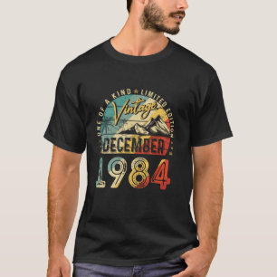 Vintage 40th Birthday Men Women Gift Vintage Decem T-Shirt