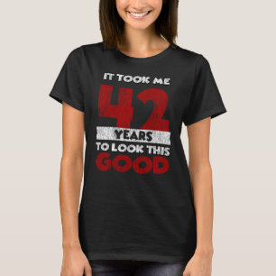 Vintage 42 Years Old Funny 42nd Birthday Gift T-Shirt