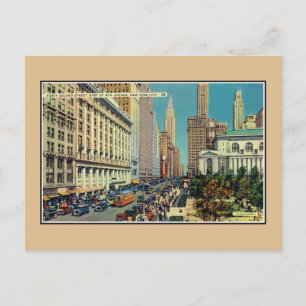 Vintage 42nd Street New York City Postcard
