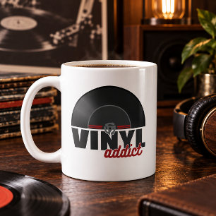 Vintage 45 RPM Vinyl Record Coffee Mug – Retro Mus