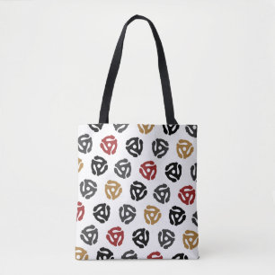 Vintage 45 RPM Vinyl Record Tote Bag – Retro Music