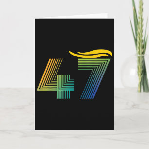 Vintage 47 Trump Hair 4  Card