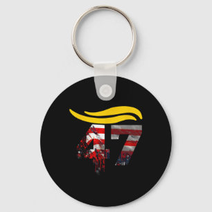 Vintage 47 Trump Hair 6 Key Ring