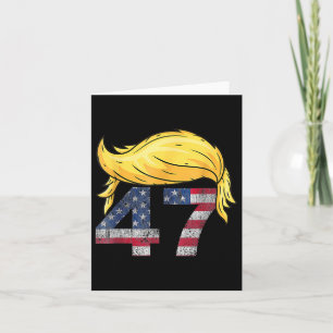 Vintage 47 Trump Hair Card