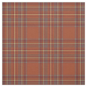 Vintage 4 Rust/teal/Aqua/yellow/white plaid Fabric