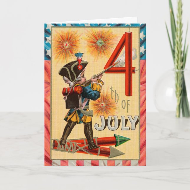 Vintage 4th of July Card (Front)