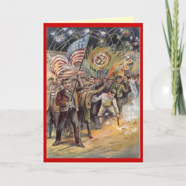 Vintage 4th of July Card (Front)
