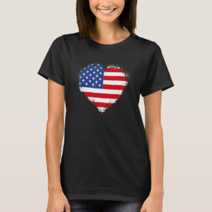 Vintage 4th Of July Fourth Usa Patriotic American  T-Shirt