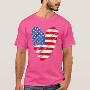 Vintage 4th Of July Fourth Usa Patriotic American T-Shirt