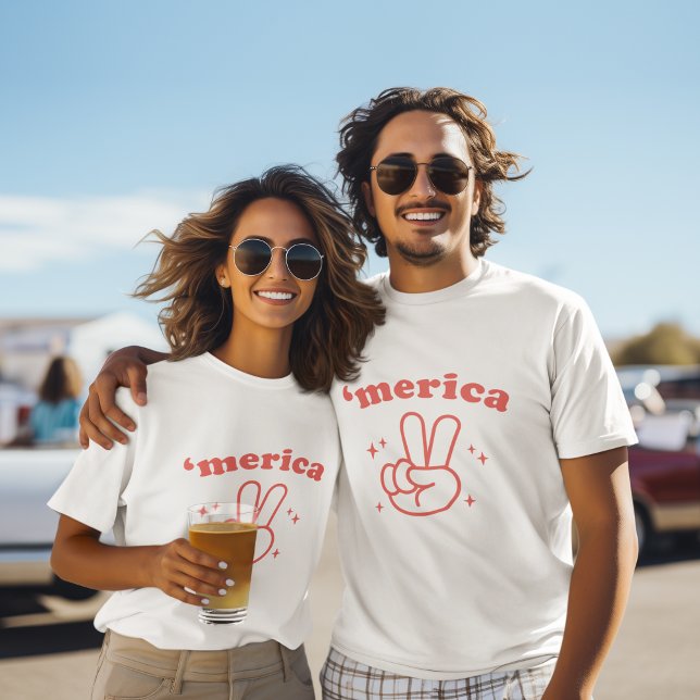Vintage 4th of July 'Merica T-Shirt (Creator Uploaded)