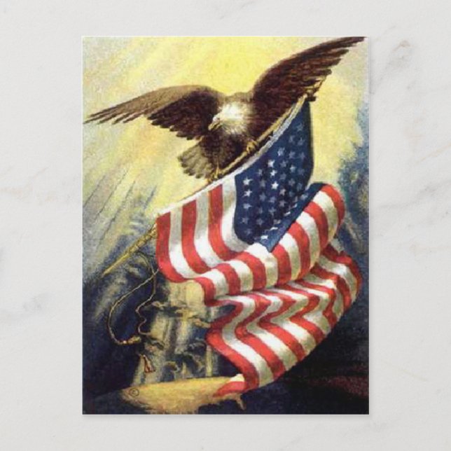 Vintage 4th of July Postcard (Front)