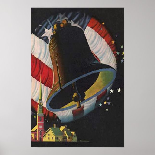 Vintage 4th of July Poster (Front)