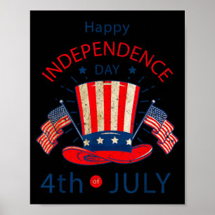 Vintage 4th of july - vintage independence day poster