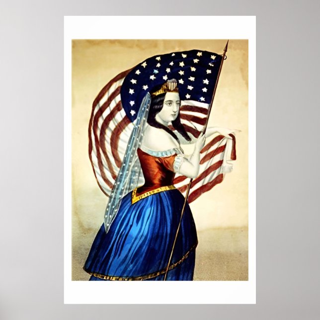 Vintage 4th Of July vintage Poster (Front)