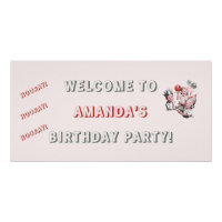 Vintage 50s Children's Birthday Hooray Welcome