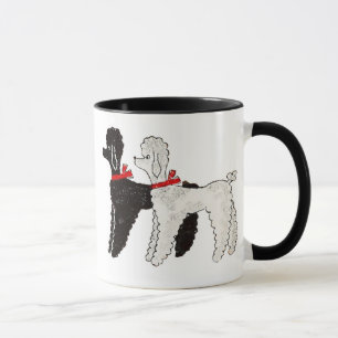 Vintage 50's Poodle Mug
